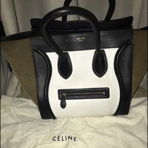 AUTHENTIC Celine Micro Luggage Tote